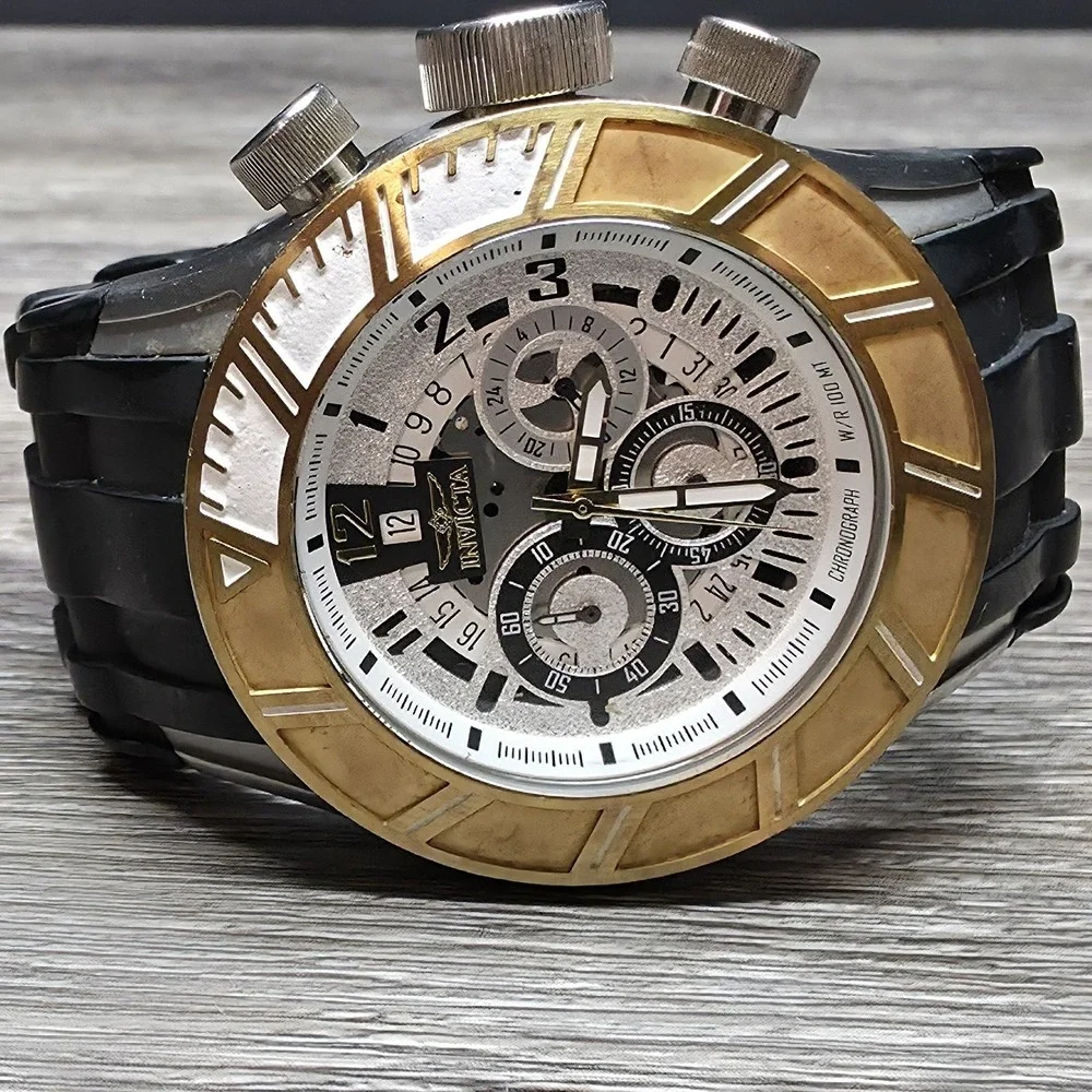 Invicta Pro Driver Model 14021 - Men's Watch - 50mm Stainless W/White Face